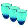 Pack 3 verres Massa : bleu 18cl Incasa