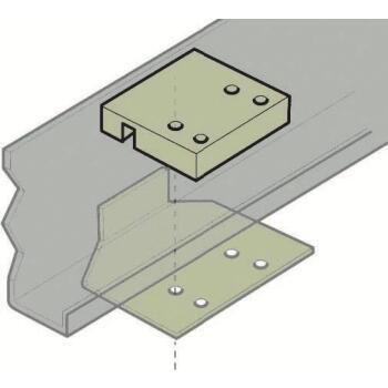 Kit de montage pour déplace caravane : EM203/303+/303A+/305 Plaques de serrage en aluminium pour châssis ensemble