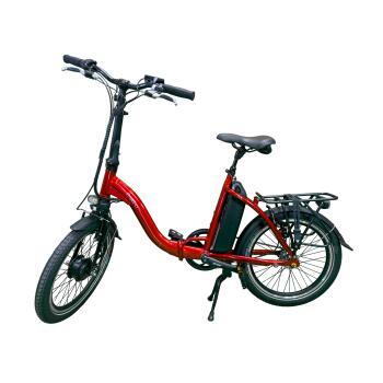 Vélo à assistance électrique pliant Folky : Rouge 16Ah