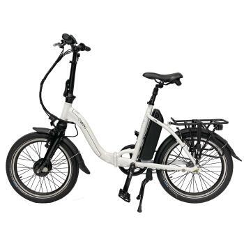 Vélo à assistance électrique pliant Folky : Blanc 16Ah