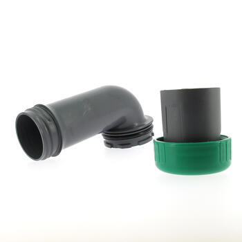 Tube d'écoulement avec couvercle et joint