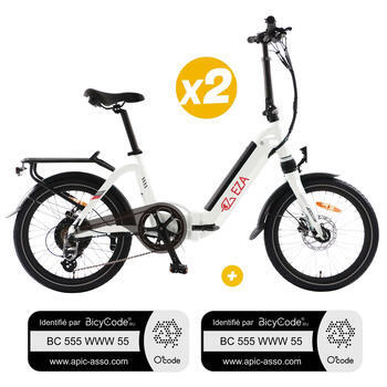 Pack 2 Vélos à assistance électrique Confort Plus 20
