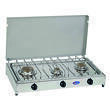 Réchaud à gaz en inox : 3 feux Parker
