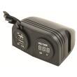 Socle 2 prises USB + voltmètre : En saillie HABA