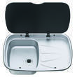 Evier couvercle Argent Sink : Version droite Thetford