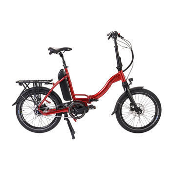 Vélo pliant à assistance électrique Juny : Rouge 14Ah