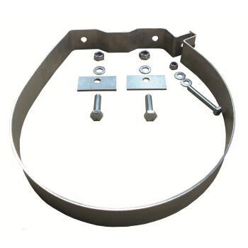 Sangle metal homologuee pour fixation bouteilles GPL 11kg