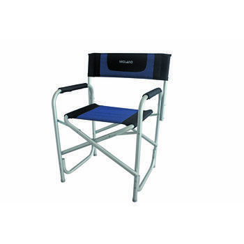 Fauteuil Director : Noir/Bleu