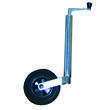 Roue Jockey télescopique : Fût diam. 42 mm. roue pleine Optima