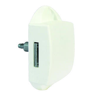 Serrure de placard / porte à poussoir nue : à poussoir 3 points nue