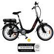 Vélo à assistance électrique Confort 20'' : Pack Vélo à assistance électrique Confort 20'' Noir 10,4AH + Marquage BicyCode Eza