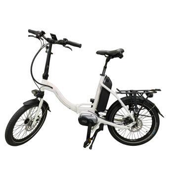 Vélo pliant à assistance électrique Juny : Blanc 17Ah