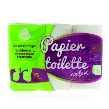 Papier toilette spécial toilettes portables