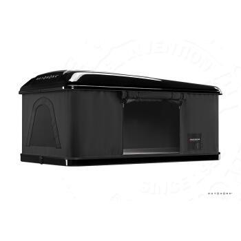 Tente de toit Maggiolina Airlander Plus : Small X-Long coloris carbone coque Blackstorm