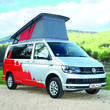 Toit relevable pour véhicule VW T5/T6/T6.1 : sca 290 de dimension L1 H1 avec ouverture Avant avec Kit lit intégré de type Froli SCA