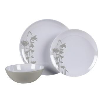Pack vaisselle mélamine 12 pièces : Design Meadow