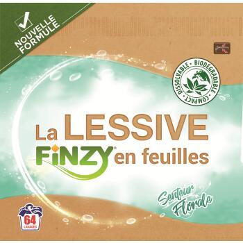 Lessive en feuilles : 64 lavages
