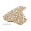 Couchage grand confort : Géo cappuccino 58 x 190 x 4 cm Duvalay