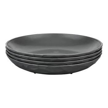 Lot de 4 assiettes à dessert Club : Gris