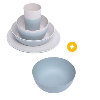 Pack vaisselle en PLA 8 pièces + Saladier