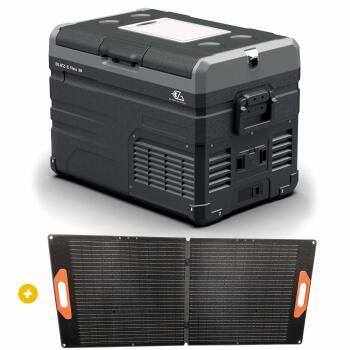 Glacière à compression Blizz-E Flex 38 litres + PANNEAU SOLAIRE VALISE 100W