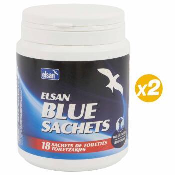 2 X 18 sachets bleus