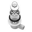 Siphon avec raccord d’évacuation coudé : Diamètre 20 mm Dometic