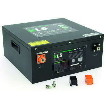 Batterie Lithium compacte KL5 : 200 Ah  sous-siège chauffante