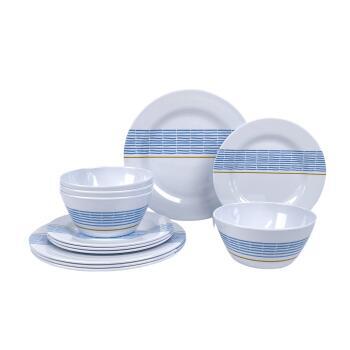 Pack vaisselle mélamine 12 pièces Olympia