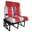 Banquette Neptune 3 Points : 112 cm tissus origine avec interface courte 2 places Scopema
