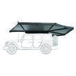 Store leaf : Allongé - Gauche 270° Leaf 200 cm gris VickyWood