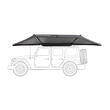 Store leaf : Droit ou Gauche 180° Leaf 200 cm gris VickyWood