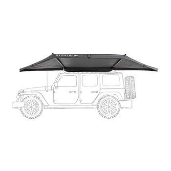 Store leaf : Droit ou Gauche 180° Leaf 200 cm gris