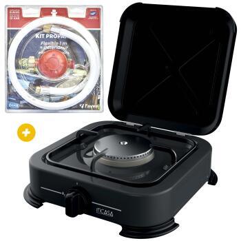 Réchaud à gaz d'extérieur + Kit détendeur + lyre spécial BBQ