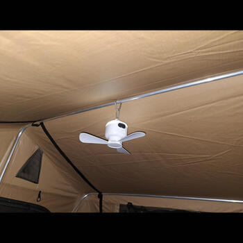 Ventilateur d'appoint rechargeable avec éclairage LED