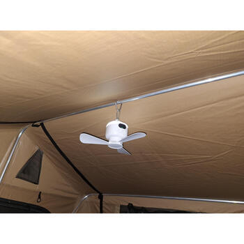 Ventilateur d'appoint rechargeable avec éclairage LED