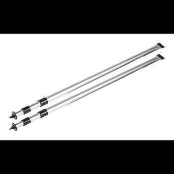 Set de deux poteaux verticaux arrière pour auvent