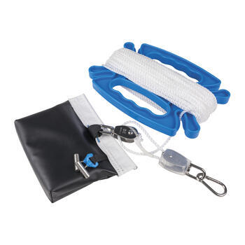 Poulie d'aide à la fixation pour auvent