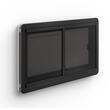Baie double vitrage acrylique S10 coulissante : 800 x 450 avec encadrement blanc Dometic
