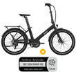 Pack Vélo à assistance électrique pliant OG24 : Coloris noir mat + Marquage Bicycode 