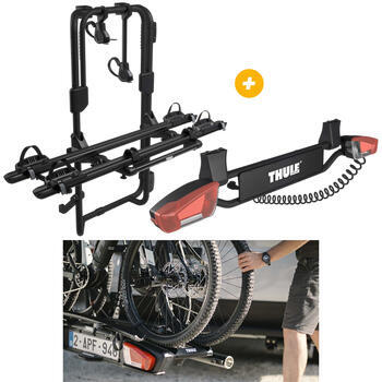 Ligtboard pour VeloTrack +  PV fourgon 2 portes arrière VeloTrack Frame + Faisceau de câble 13PIN véhicules de 2006 à 01/2011