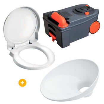 Kit Renov'Toilettes pour C250 / C260 + Insert de toilettes en porcelaine Twusch C-250 +