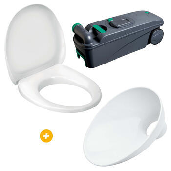 Kit Renov'Toilettes pour C400 + Insert de toilettes en porcelaine Twusch C-400