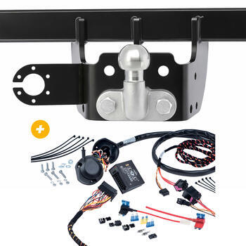 Attelage pour fourgon + Faisceau Jaeger 13 broches pour Jumper, Ducato, Boxer sans radars