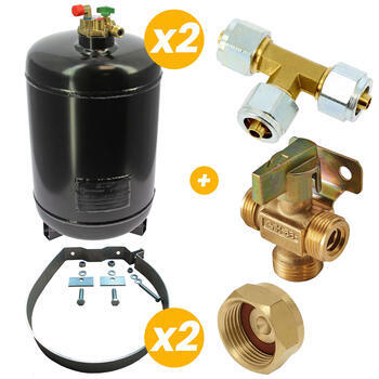 Pack BOREL double H30L + Sangle + Raccord T + Inverseur
