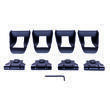 Kit adaptateur Activa+  pour barres de toit rails intégrés longitudinaux : Kit 07+ 