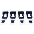 Kit adaptateur Activa+  pour barres de toit rails intégrés longitudinaux : Kit 01+ 