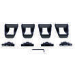 Kit adaptateur Activa+  pour barres de toit rails intégrés longitudinaux : Kit 06+ 
