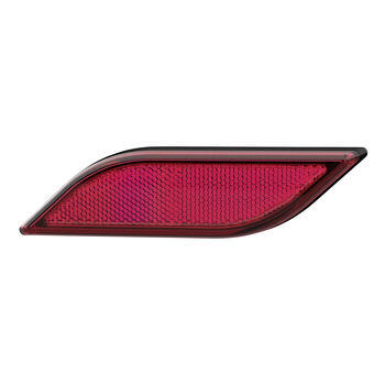 Catadioptre et feu d'éclairage arrière style Shapeline rouge