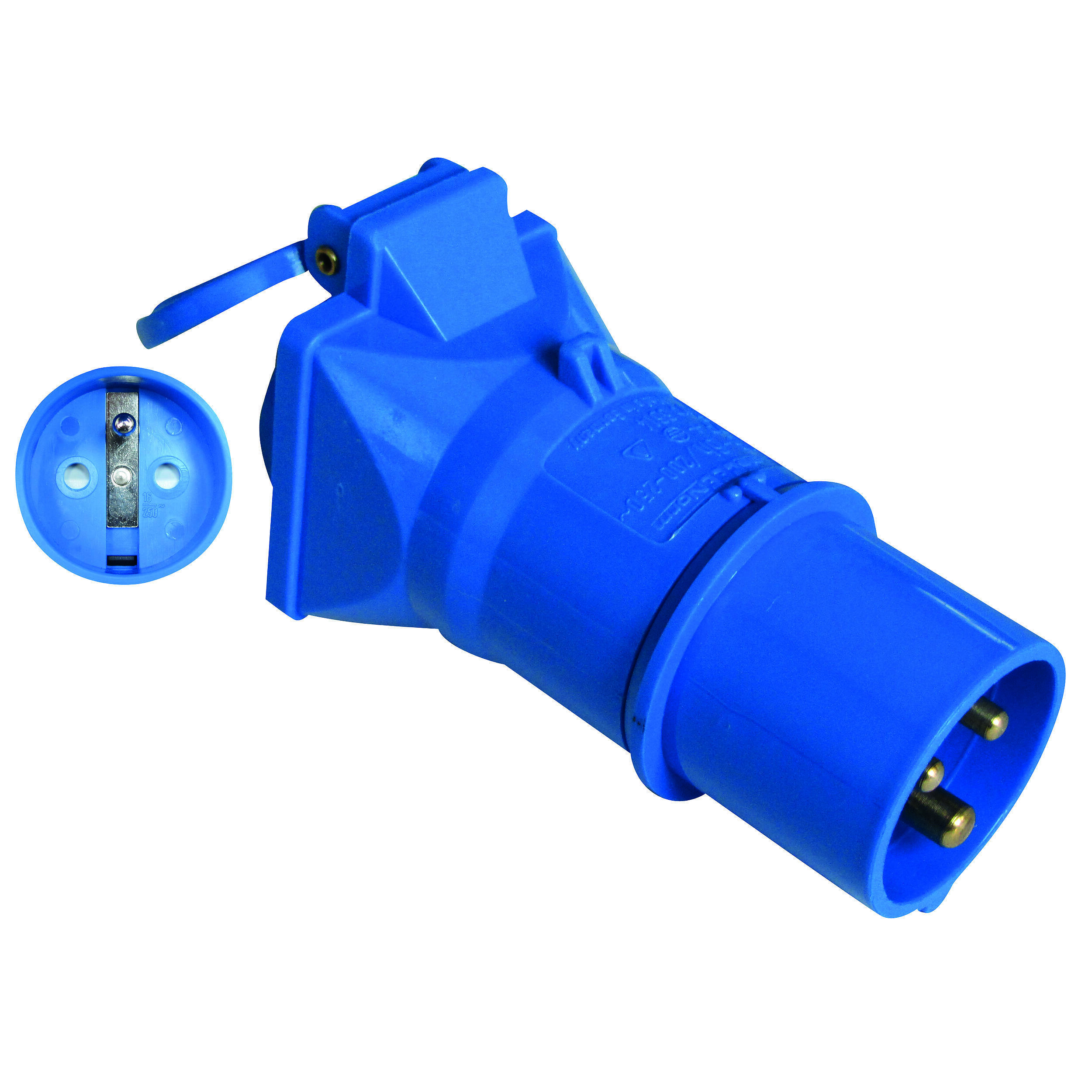 Adaptateur mâle CEE 17 - femelle type E
